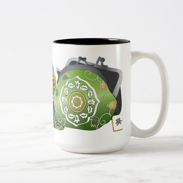 Mah Jongg Porte-monnaie Mug (Droit)
