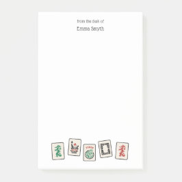 Mah Jongg Post-It Notes Klebezettel