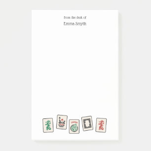 Mah Jongg Post-It Notes Post-it Klebezettel