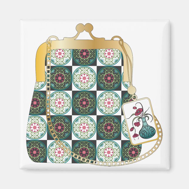 Mah Jongg Purse Magnet (Vorne)