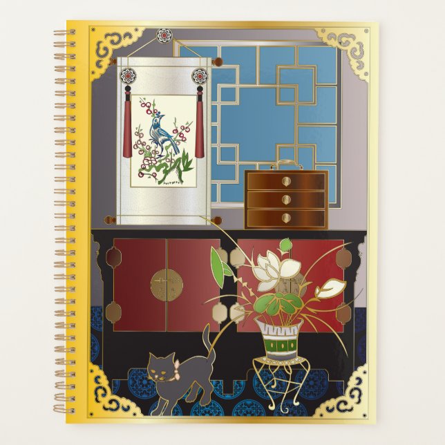 Mah Jongg Red Cabinet Planer (Vorderseite)