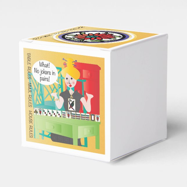 Mah Jongg Redewendungen Keine Joker Geschenkschachtel (Vorderseite)