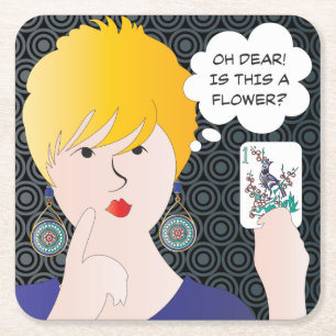 Mah Jongg Redewendungen One Bam Untersetzer