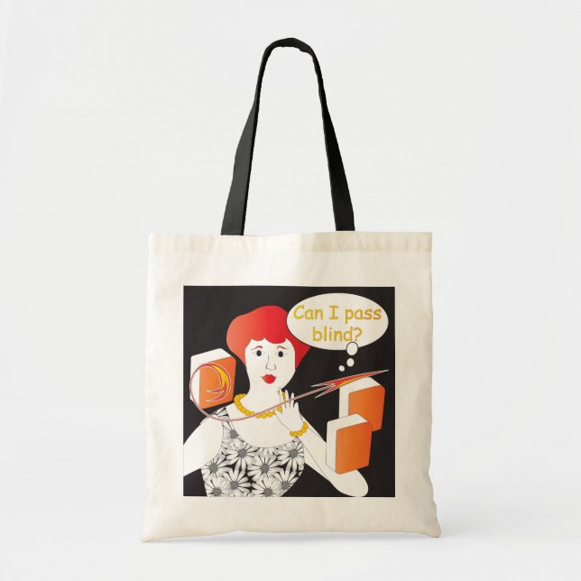 Mah Jongg Redewendungen Pass Blind Tote Bag Tragetasche (Vorne)