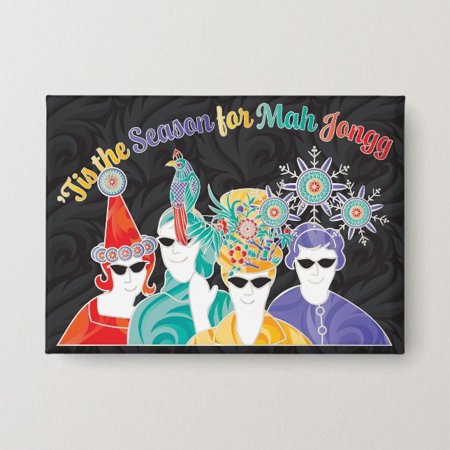 Mah Jongg Season Button (Vorderseite)