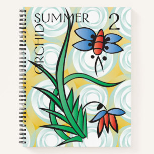 Mah Jongg Seasons Sommer-Notebook Notizbuch