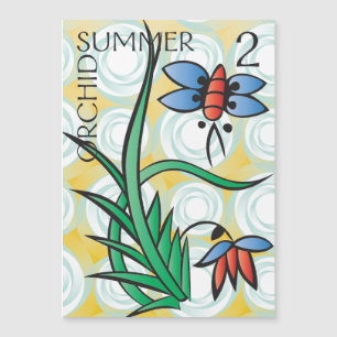 Mah Jongg Seasons Summer Magnet Card