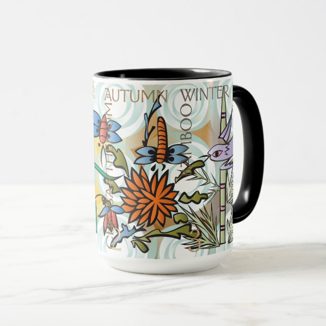 Mah Jongg SEASONS TASSE (VorderseiteRechts)