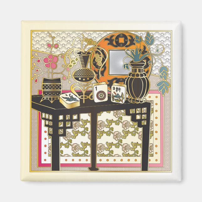 Mah Jongg Table Magnet (Vorne)