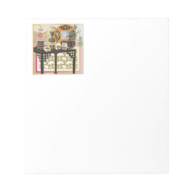 Mah Jongg Table Notizblock (Vorderseite)