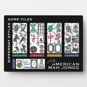 Mah Jongg Tiles gleich Fotoplatte