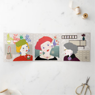 Mah Jongg, trois cartes pour dames