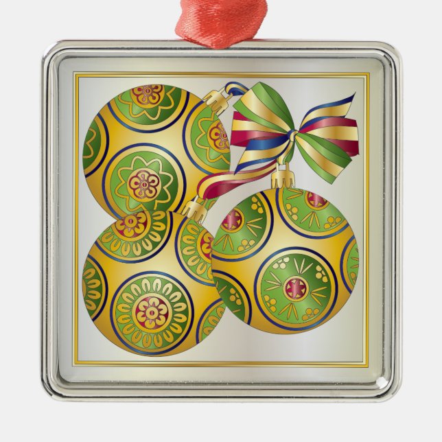 Mah Jongg Weihnachtsschmuck (Vorne)