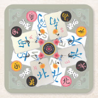 Mah Jongg Winds Untersetzer