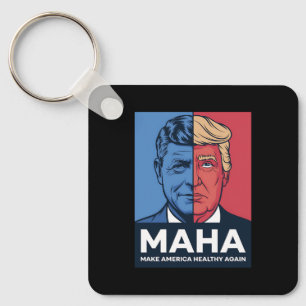 MAHA Mach Amerika wieder gesund Trump 2024 Schlüsselanhänger