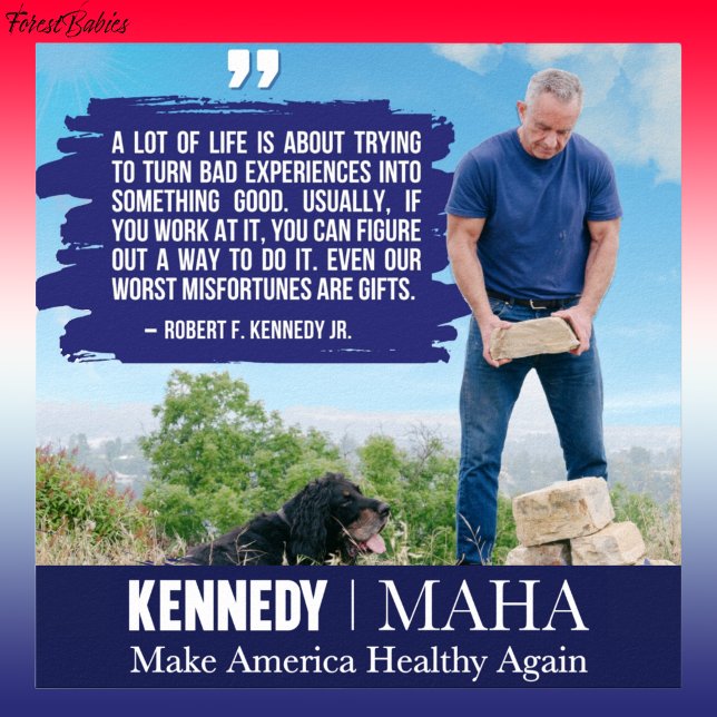 MAHA macht Amerika wieder gesund Kennedy Dog RFK j Poster (MAHA Make America Healthy Again RFK USA Downloadable Robert F Kennedy jr Patriotic Bobby Poster 🇺🇸)