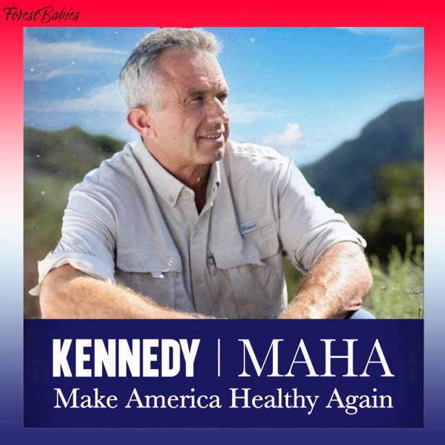 MAHA macht Amerika wieder gesund Kennedy RFK jr 🇺 Poster (MAHA Make America Healthy Again RFK USA Downloadable Robert F Kennedy jr Patriotic Bobby Poster 🇺🇸)