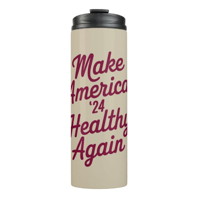MAHA macht Amerika wieder gesund patriotisch Thermosbecher (Vorderseite)