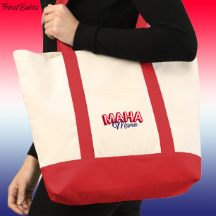 MAHA Mama, Amerika wieder gesund zu machen, Rot 🇺 Tragetasche