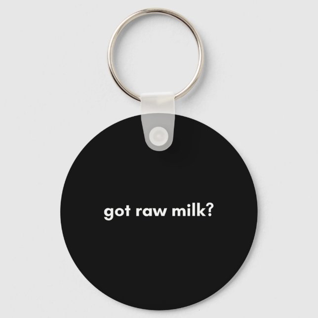 Maha Mega Got Rohmilch Bio Natural Food Rfk Jr Schlüsselanhänger (Vorderseite)