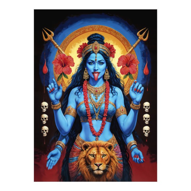 Mahakali Fotodruck (Vorne)
