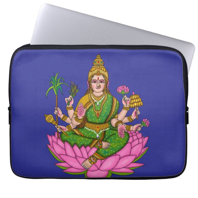 Mahalakshmi  laptopschutzhülle (Vorderseite)