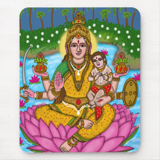 Mahalakshmi-Mausepad Mousepad (Vorne)