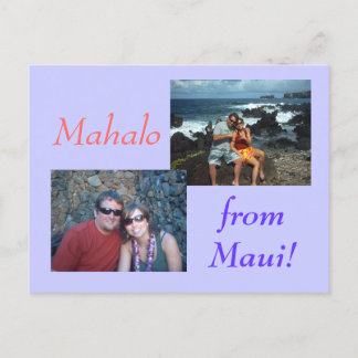 Mahalo aus Maui! Postkarte
