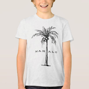 Mahalo Hawaii von der Insel. Feel the Aloha Spir Tri-Blend Shirt