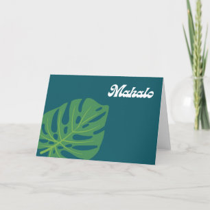 Mahalo Vielen Dank Hawaii Hawaiian Island Gruß Dankeskarte