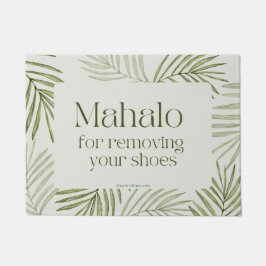 MAHALO ZUM ENTFERNEN IHRER SCHUHE - TÜR MAT RUG FUßMATTE