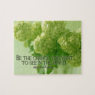 Mahatma Gandhi Inspiration Zitat "Be the change"