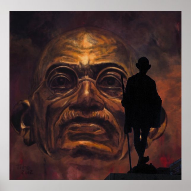 Mahatma Gandhi Poster (Vorne)
