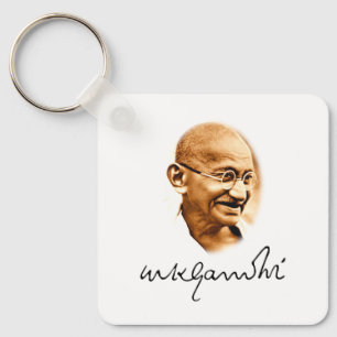 Mahatma Gandhi Schlüsselanhänger