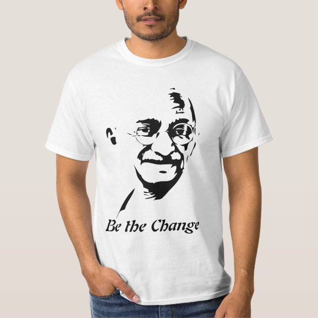 Mahatma Gandhi T - Shirt (Vorderseite)