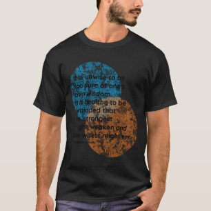 Mahatma Gandhi Weisheitszitate retro T-Shirt