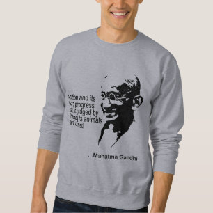 Mahatma Gandhitierrecht-Sweatshirt Sweatshirt