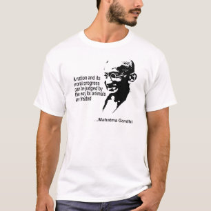Mahatma Gandhitierrechte T-Shirt