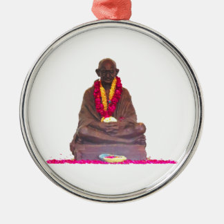 Mahatma- Gandhivater der Nation Indien Ornament Aus Metall