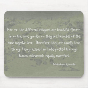 Mahatma- Gandhizitat Mousepad