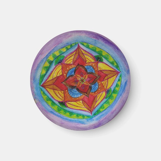 Mahdala Small, Aimant Rond De 3,2 Cm (Devant)