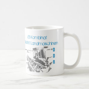 Mähdrescher DDR Kaffeetasse