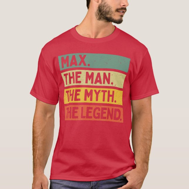 Mahe Manhe Mythhe Legend Funny Personalized Quote  T-Shirt (Vorderseite)