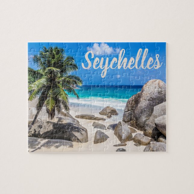 Mahe Seychelles Carana Beach Geschenk (Horizontal)