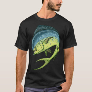 Mahi-Mahi-Angeln Dorado Salzwasser-Angler T-Shirt