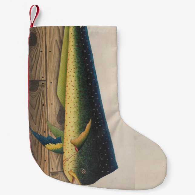 Mahi-Mahi-Fisch-Kunstwerk Kleiner Weihnachtsstrumpf (Vorderseite)