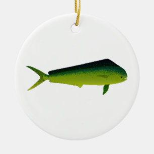 Mahi Mahi Fische - Delphin - Dorado Keramikornament