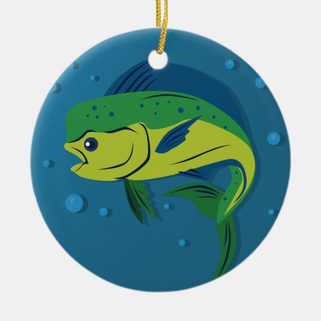 Mahi Mahi Keramikornament (Vorne)