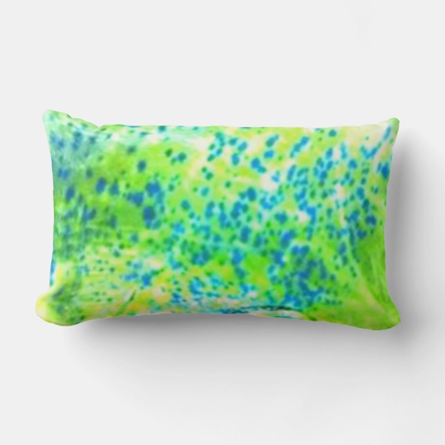 Mahi Mahi Wurfs-Kissen durch Patternwear© Lendenkissen (Vorderseite)