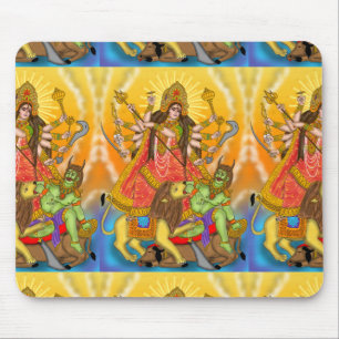 Mahishasur Mardini Durga-Mausepad Mousepad